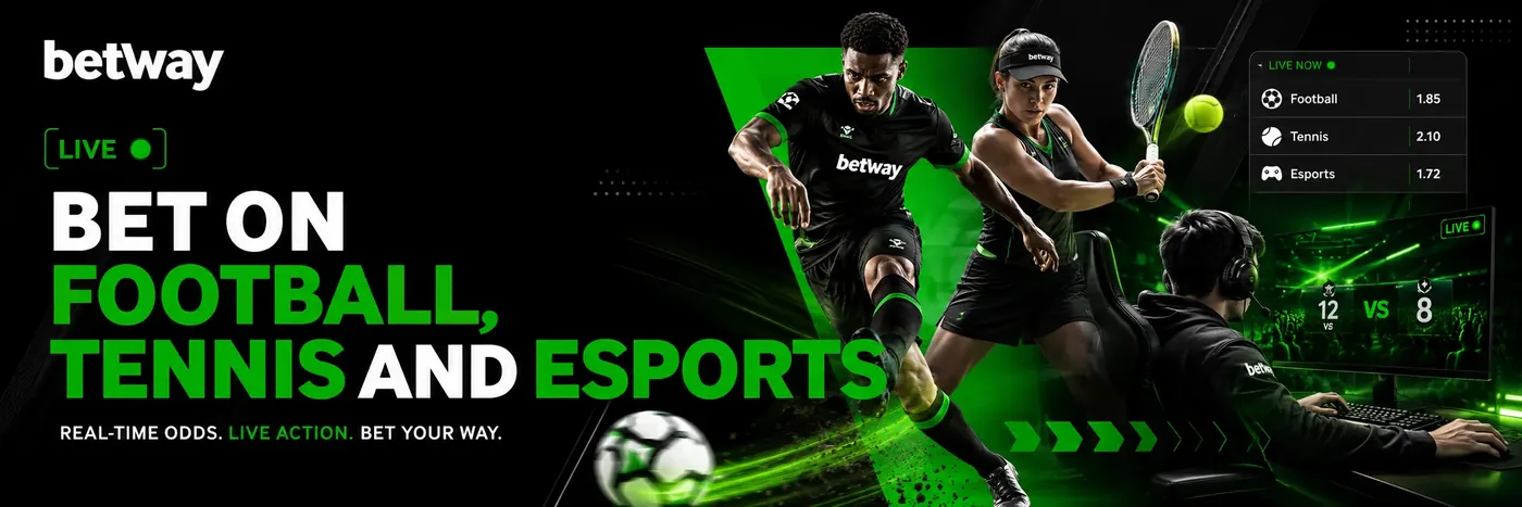 Live Sports — bet on football, tennis and esports. Explore pre-match and live betting markets across popular sports.
