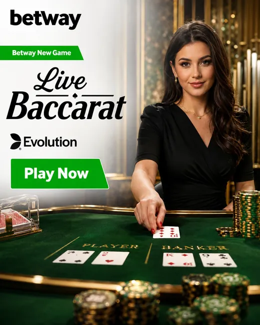 Live Baccarat table game by Evolution